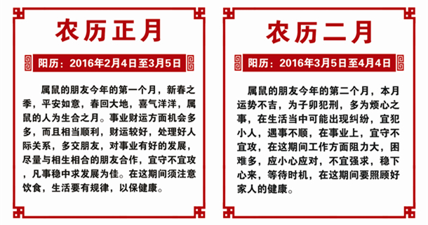 生肖鼠2016年运势 生肖鼠2016年运势