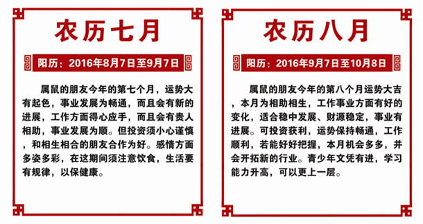 属鼠的2016年运势 属鼠的2016年运势