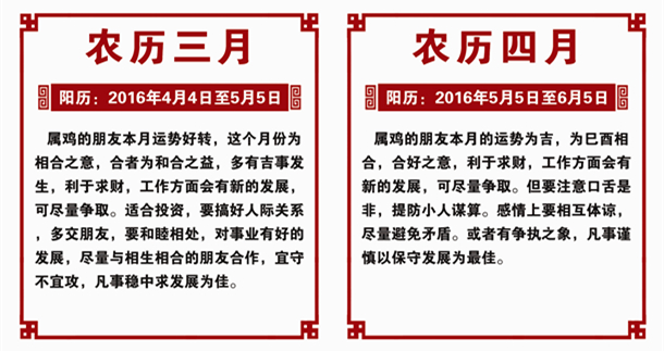 生肖鸡2016年运势 生肖鸡2016年运势