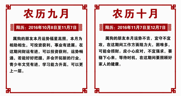 生肖狗2016年运势 生肖狗2016年运势