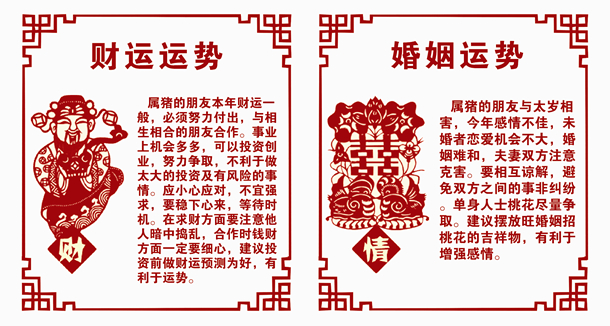 生肖猪财运运势和婚姻运势 生肖猪财运运势和婚姻运势